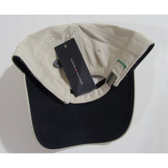 Tommy Hilfiger Mens Baseball Cap Hat Beige Adjustable NWT - Picture 3 of 6
